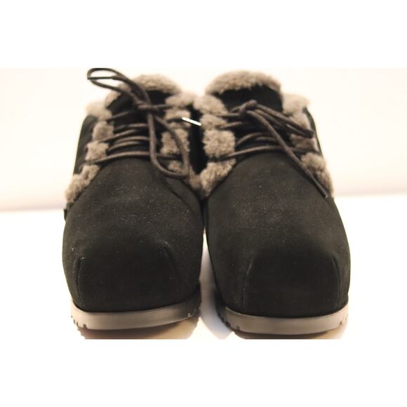 UGG Pumped Faux Fur Trim Slipper Bootie Sz 10 - Picture 2 of 6